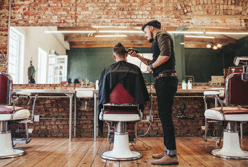 Presidential Service:  Includes shampoo, haircut, beard trim or shave, shoulder and neck message, and styling.  1 Hour 30 Min